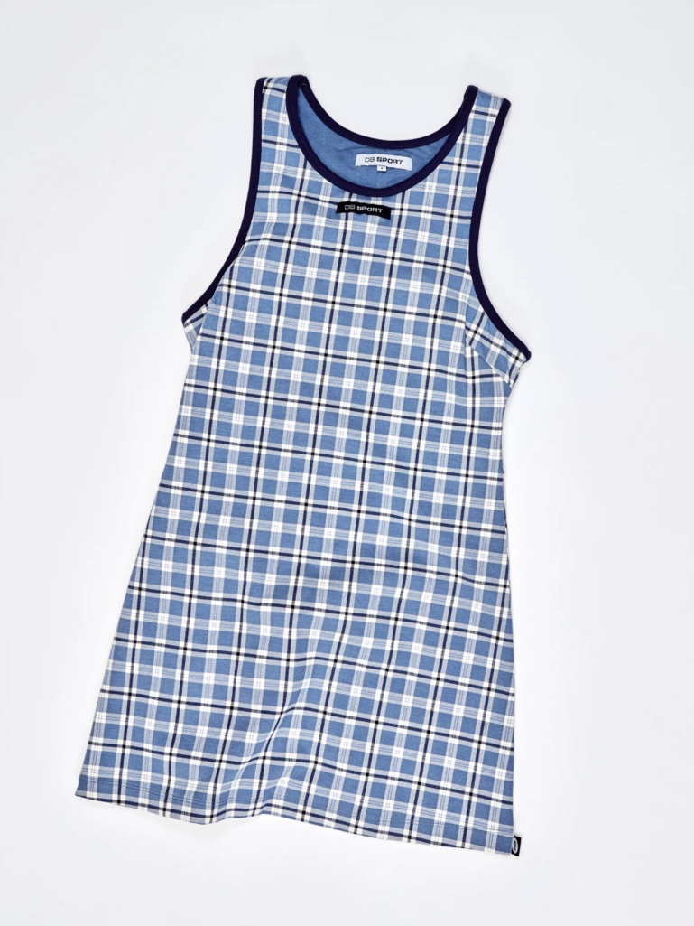Nwt Dairy Boy Db Sport Court Tennis Dress In Greenwich Plaid — image 3 of 8